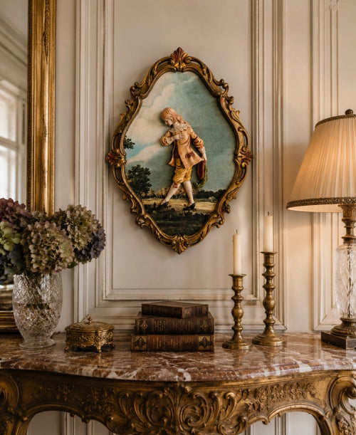 Cadre baroque en relief – Made in Italy – Années 1960