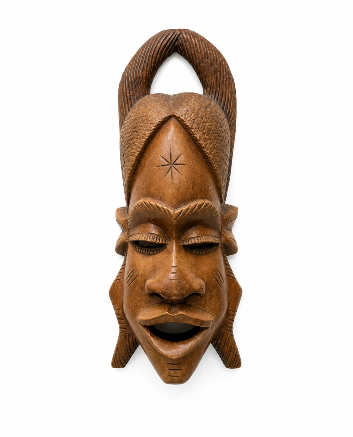 Masque africain en bois sculpté – Côte d'Ivoire – Vers 1970-1980