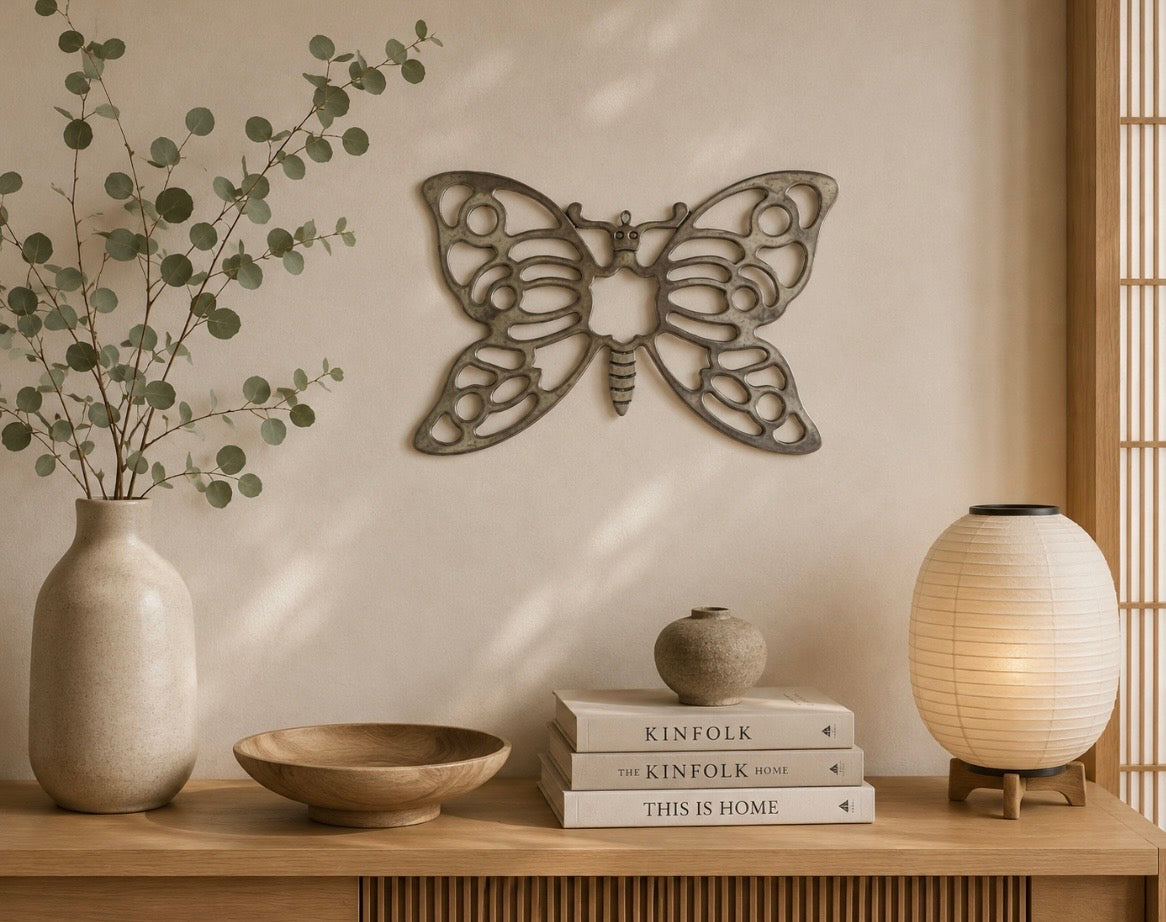 Papillon Mural Vintage Leonard – Italie, années 1970