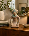 Statuette vintage signée R. Laffont – Terre cuite patinée