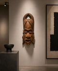 Masque africain en bois sculpté – Côte d'Ivoire – Vers 1970-1980