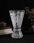 Vase en cristal taillé vintage – 31 cm