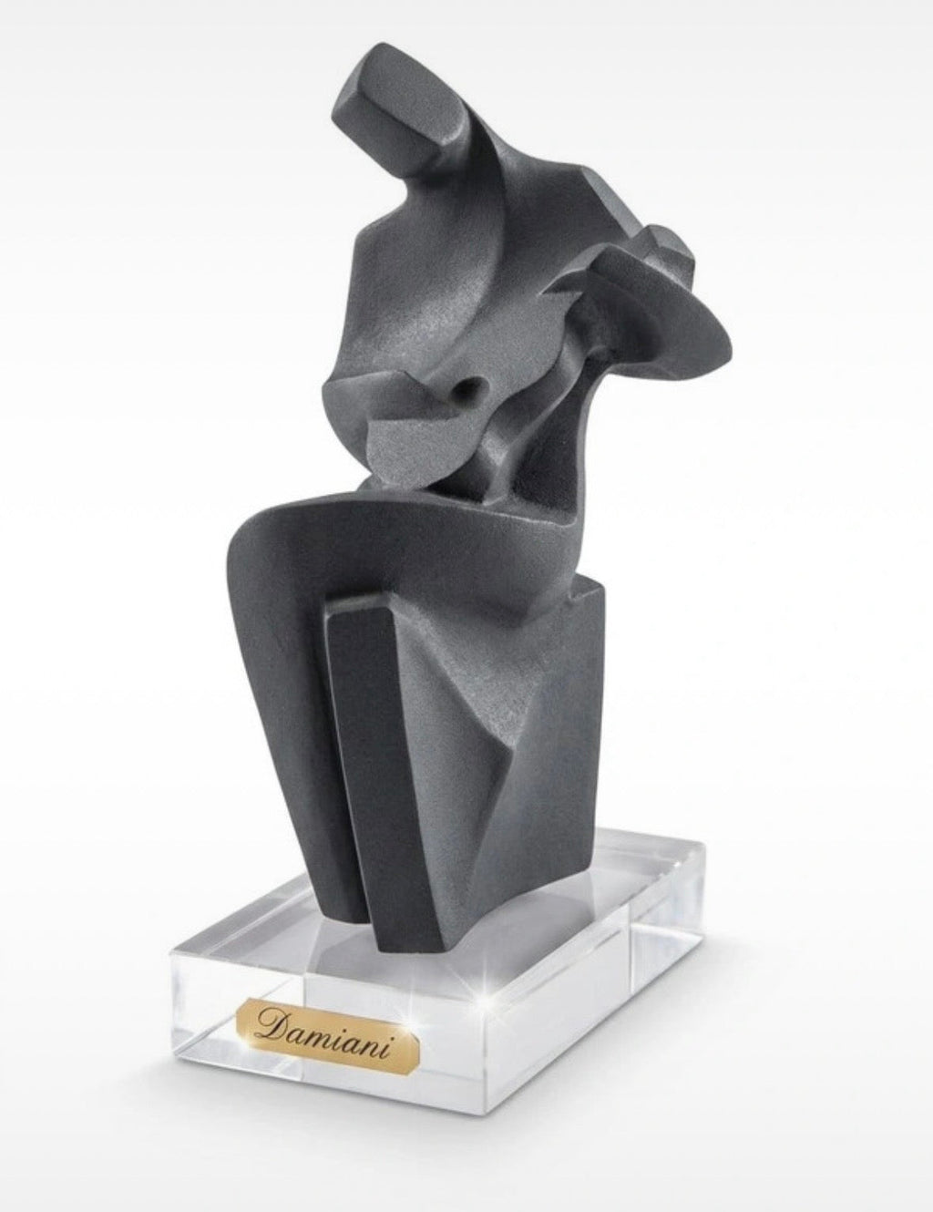 Sculpture Damiani – Objet de décoration design sur socle en cristal