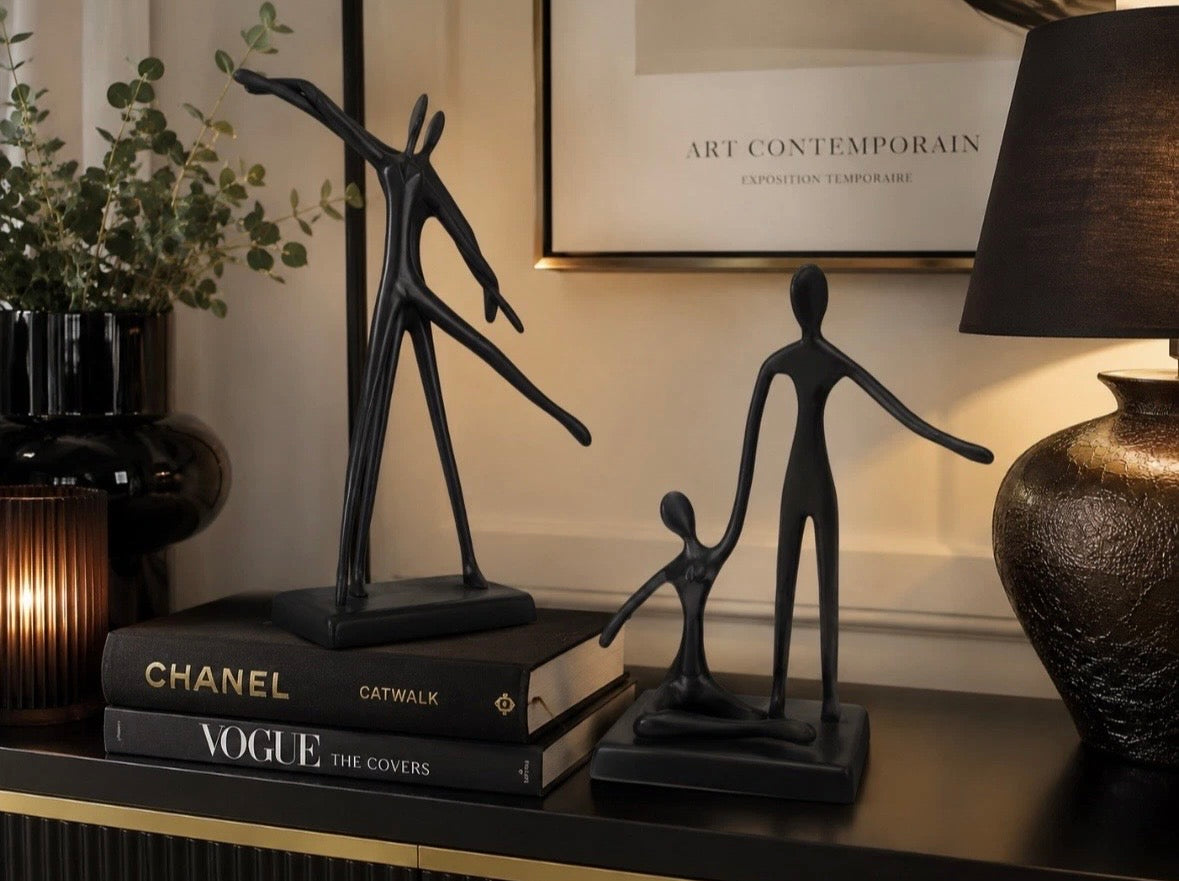 Lot 2 Sculptures Couple Dansant Années 70 — 70s Dancing Couple Sculptures