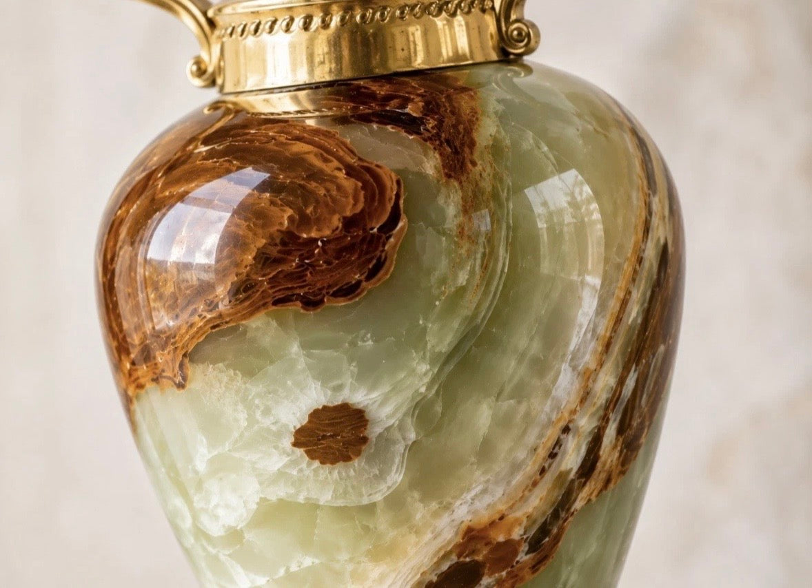 Vase Tourbillon Vintage 70s — Verre Design Sculptural Swirl Glass Vase