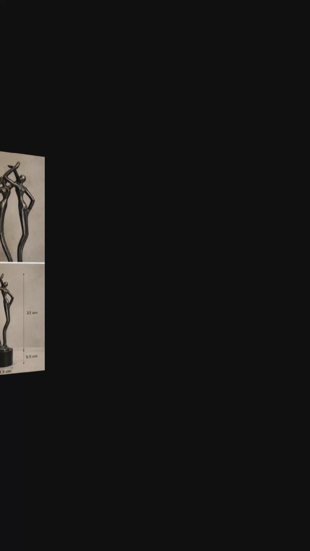 Dominique Péri – « Les Danseurs » — Sculpture moderniste en étain, édition limitée