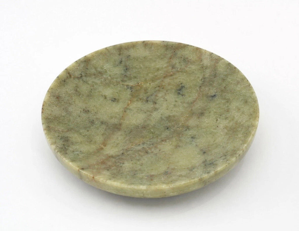 Vide-Poche Marbre Vert Naturel Vintage — NK Curated Finds