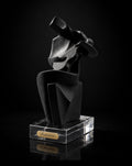 Sculpture Damiani – Objet de décoration design sur socle en cristal