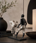 Sculpture Africaine Porteur à la Brouette Vintage 70s-80s — NK Curated Finds